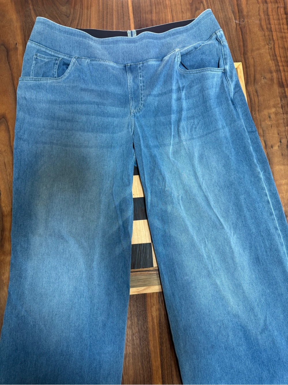 Halara Flex™ High Waisted Pockets Baggy Wide Leg Washed Casual Plus Size Jeans